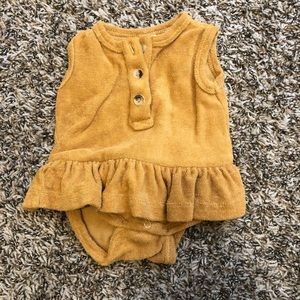 Terry cloth skirted bubble